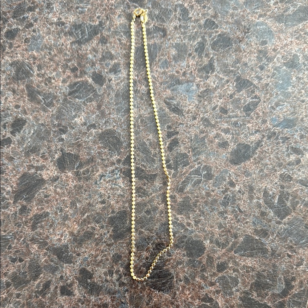 Elegant Gold Beaded Necklace